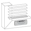 Gardinia Magnet-Halteplatte für Jalousien weiß, 2 Stück