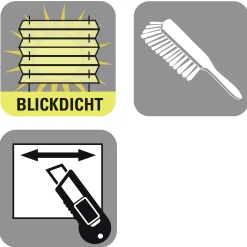 Gardinia Plissee weiß Concept