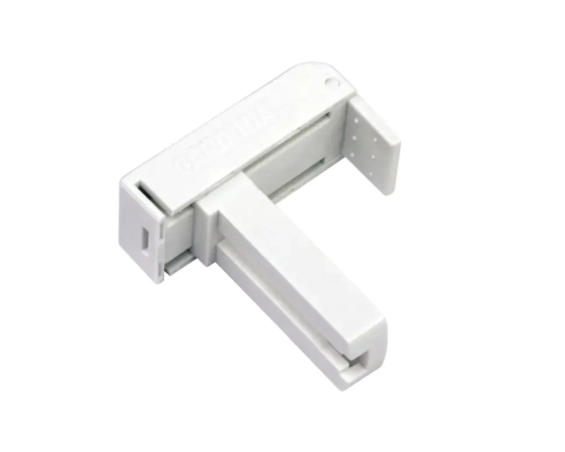 Gardinia Universal-Klemmträger weiß, Kunststoff, 2 Stück
