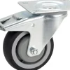 Geräte-Lenkrolle mit Totalfeststeller 100 x 32 mm Tragkr. 120 kg