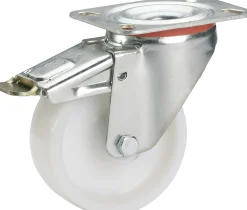 Geräte-Lenkrolle mit Totalfeststeller 100 x 35 mm Tragkr. 150 kg