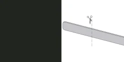Getalit Abschlusskappe Fensterbank InForm 40,5 x 2,6 cm anthrazit