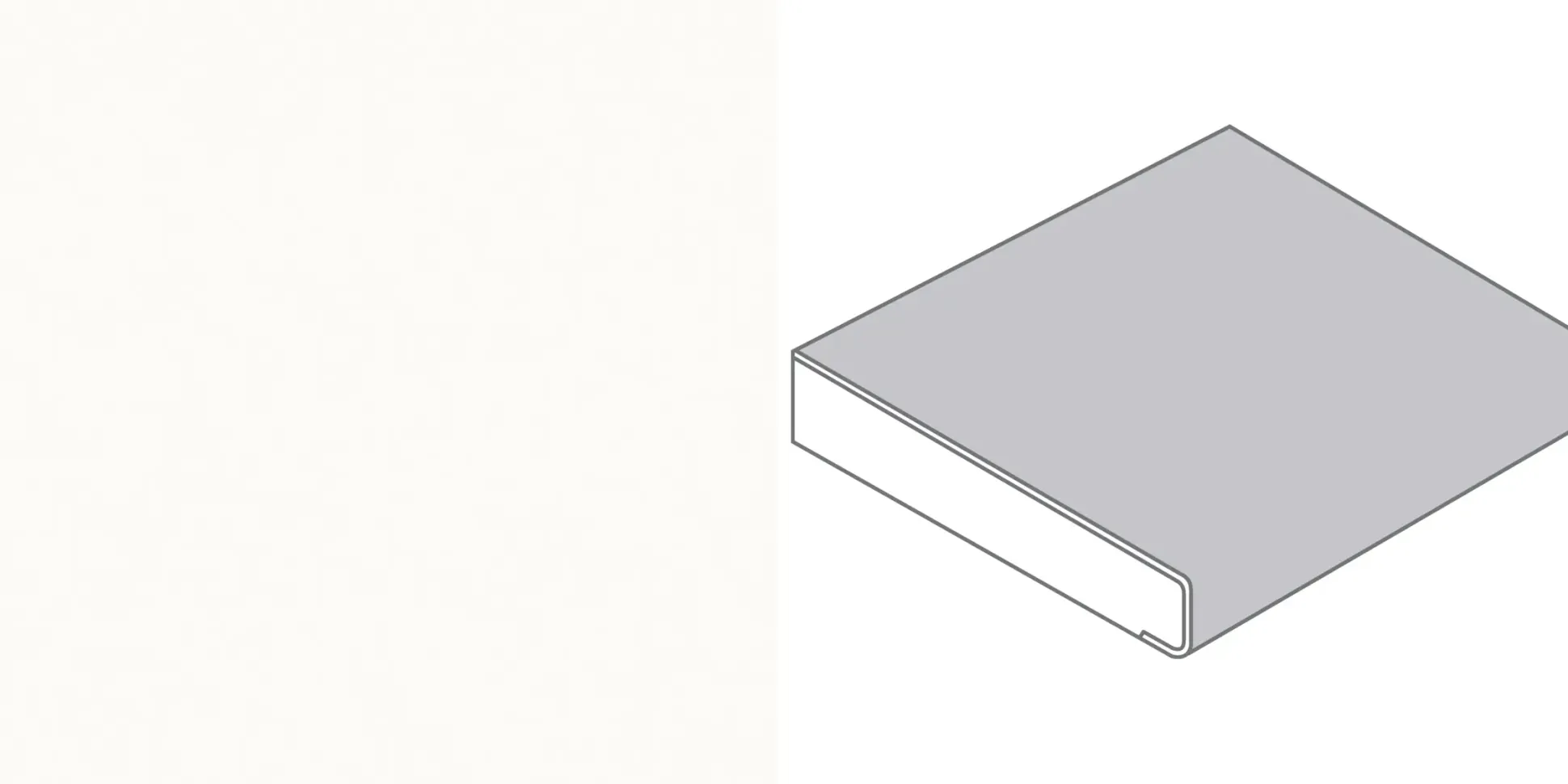Getalit Fensterbank Holz InForm A252Cr 410 x 25 x 2,28 cm weiß