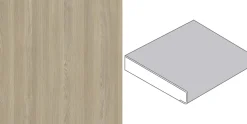 Getalit Fensterbank Holz InForm Ei357PoF 410 x 30 x 2,28 cm eiche/beige