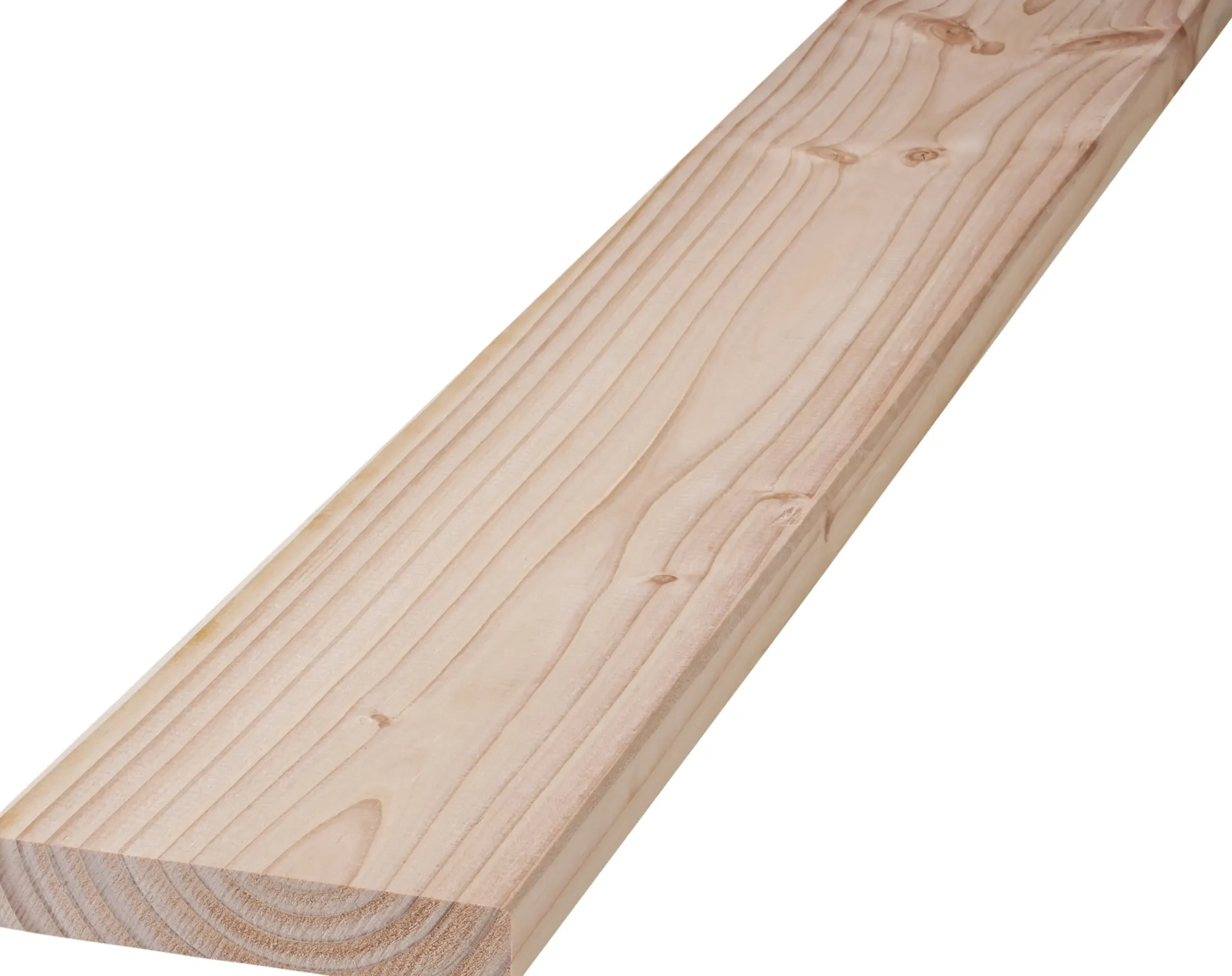 Glattkantbrett Douglasie 250 cm 144 x 27 mm gehobelt Kanten gefast