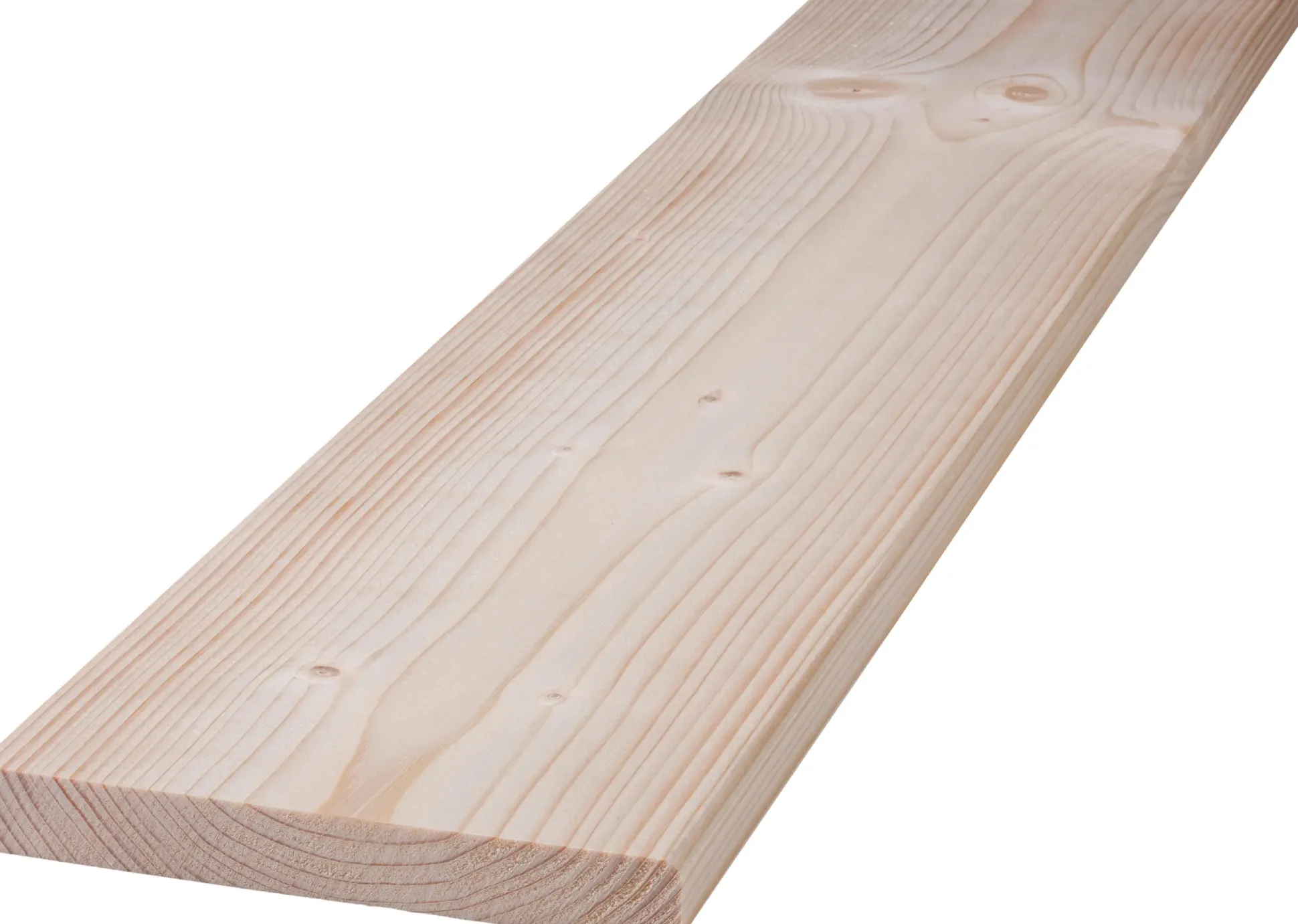 Glattkantbrett Fichte Tanne 250 cm 144 x 27 mm gehobelt Kanten gefast