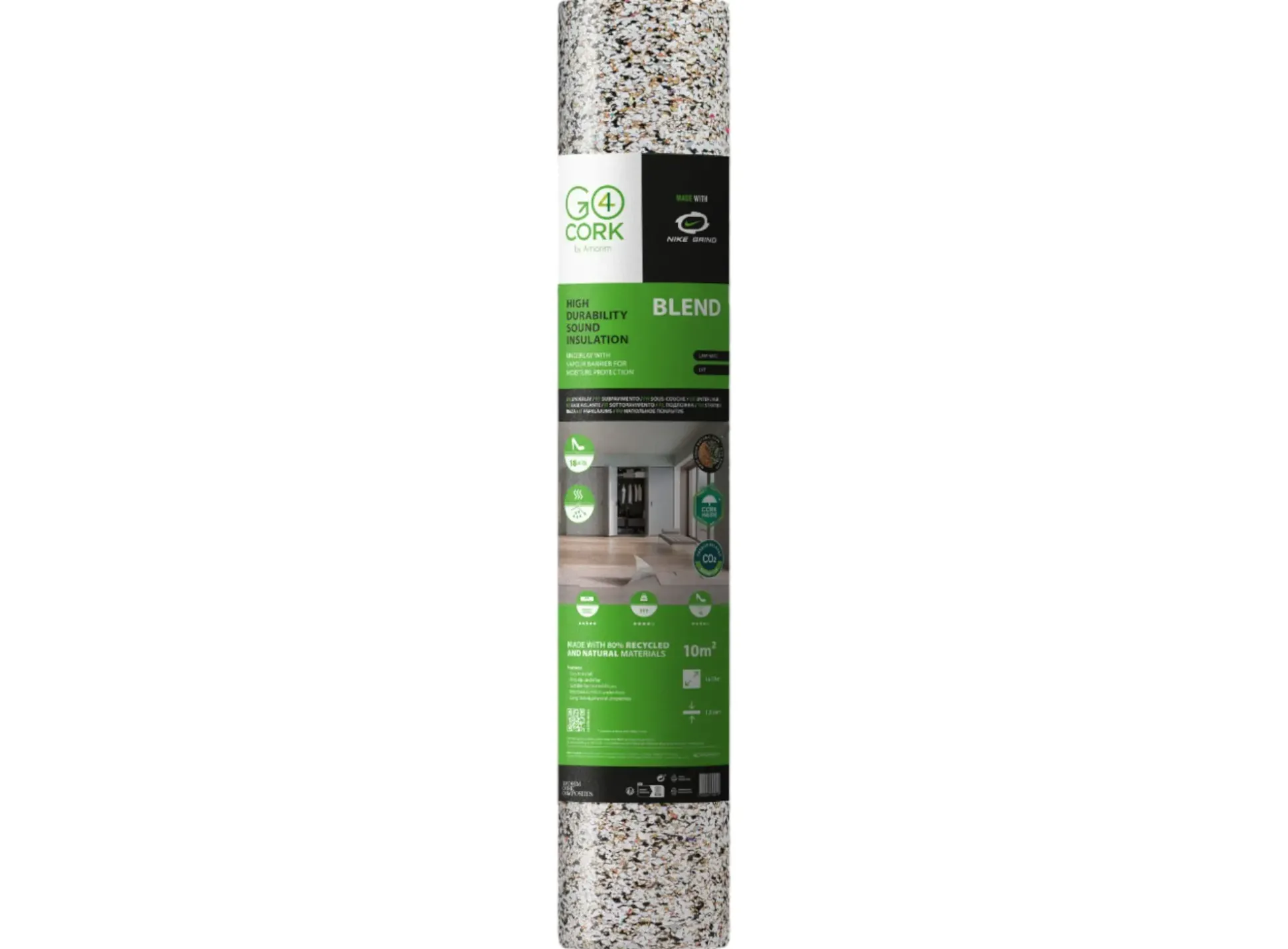 Go4Cork Trittschalldämmung 1,8 mm One 9 m²