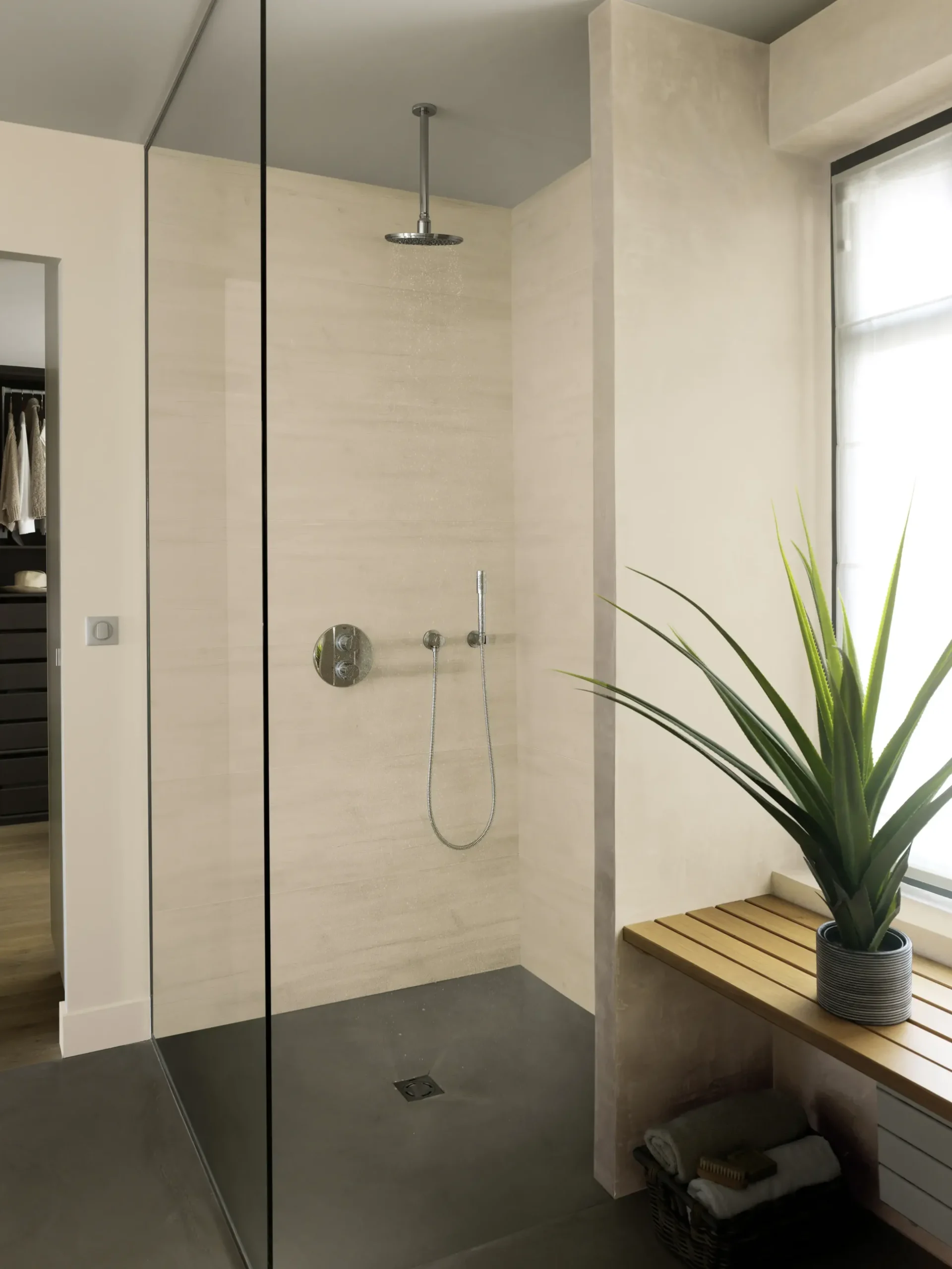 Grosfillex Kunststoffpaneele Element 260 x 37,5 cm 8 mm Holz beige