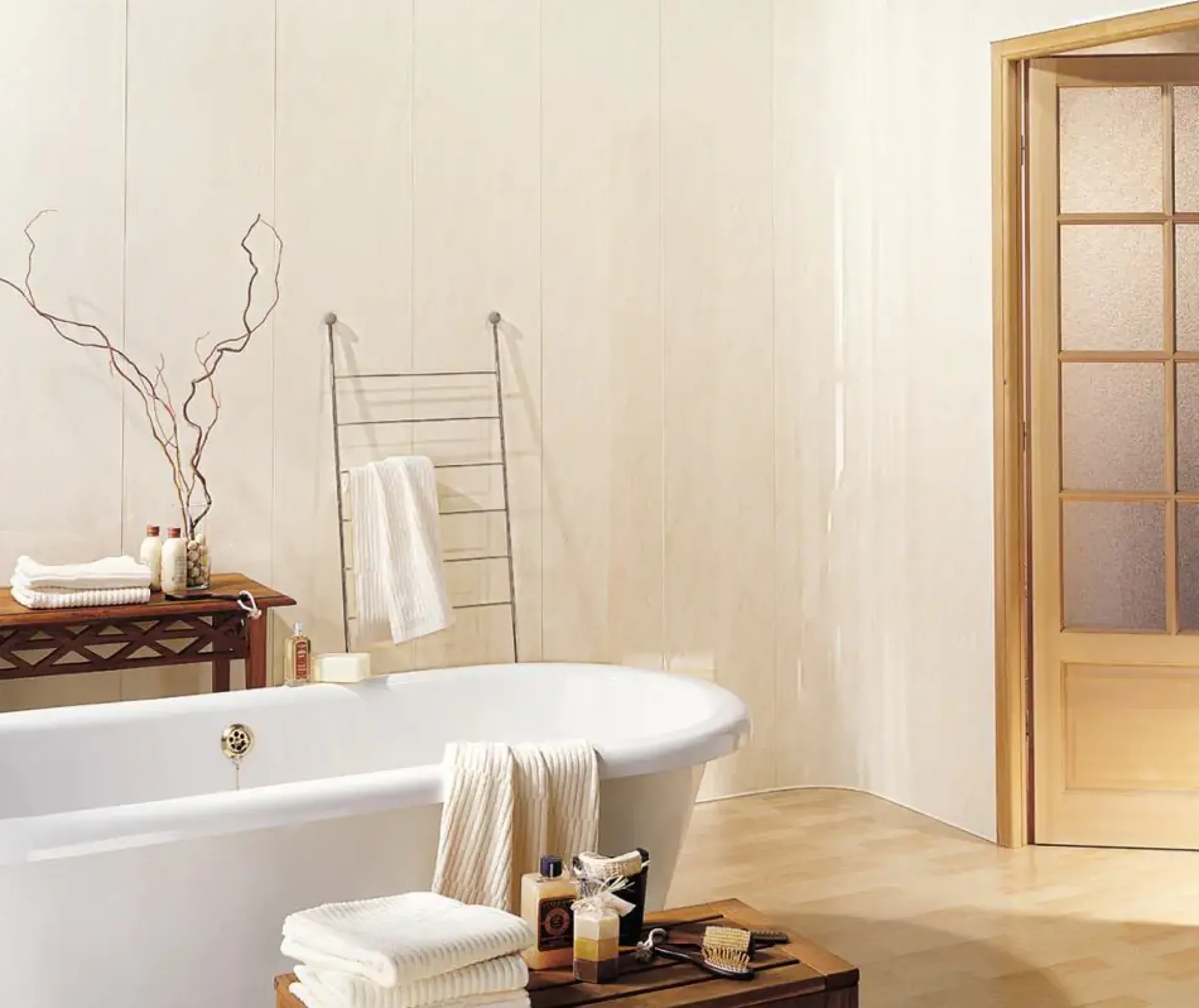Grosfillex Kunststoffpaneele Element 260 x 37,5 cm 8 mm Marmor beige