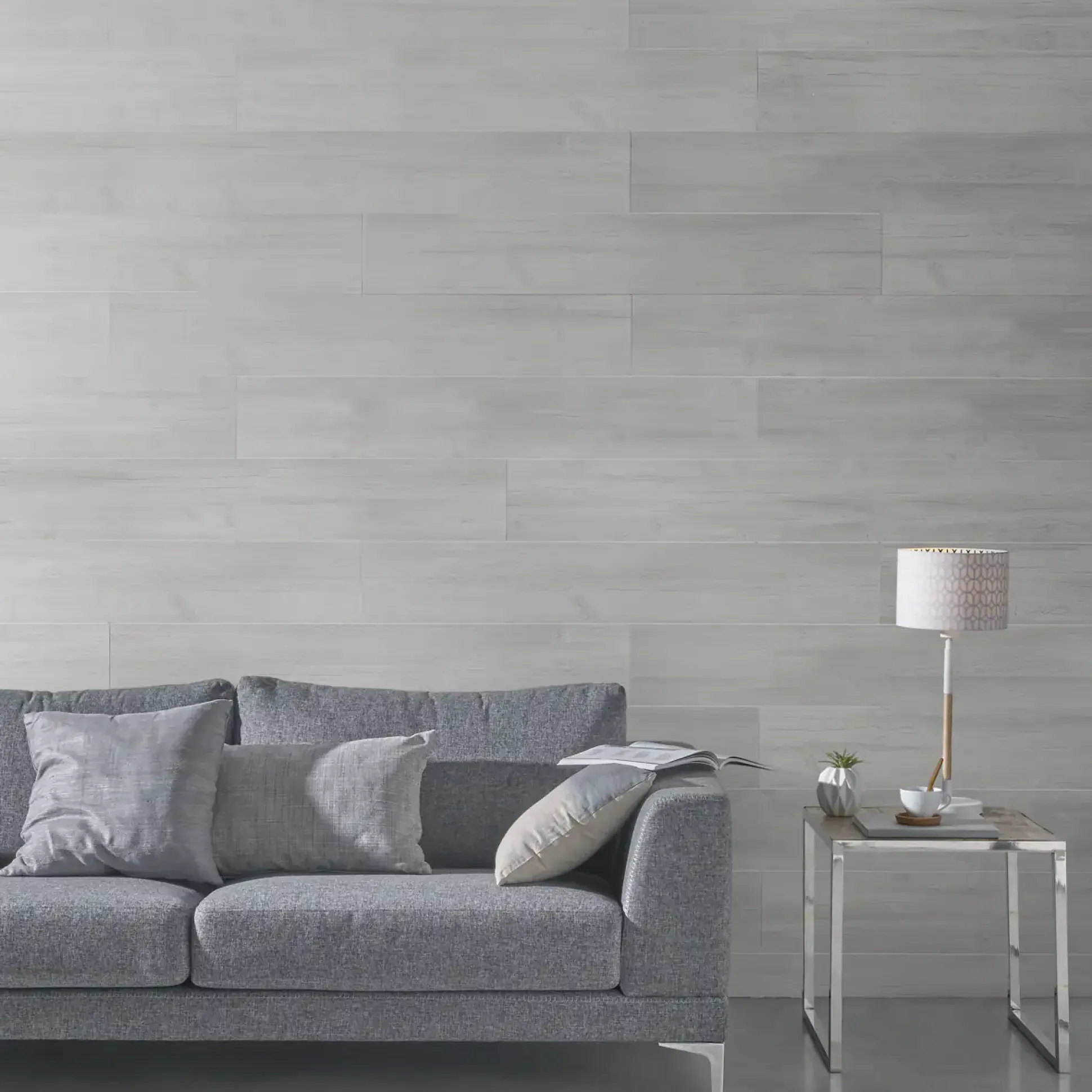 Grosfillex Kunststoffpaneele Element 260 x 37,5 cm 8 mm Holz altgrau