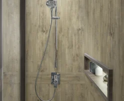 Grosfillex Kunststoffpaneel GX Wall+ Hammam Wood 120 x 17 cm 5 mm