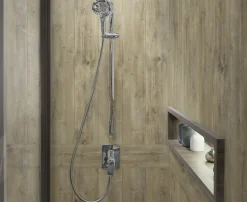 Grosfillex Kunststoffpaneel Steinoptik 120 x 60 cm 5 mm weiß