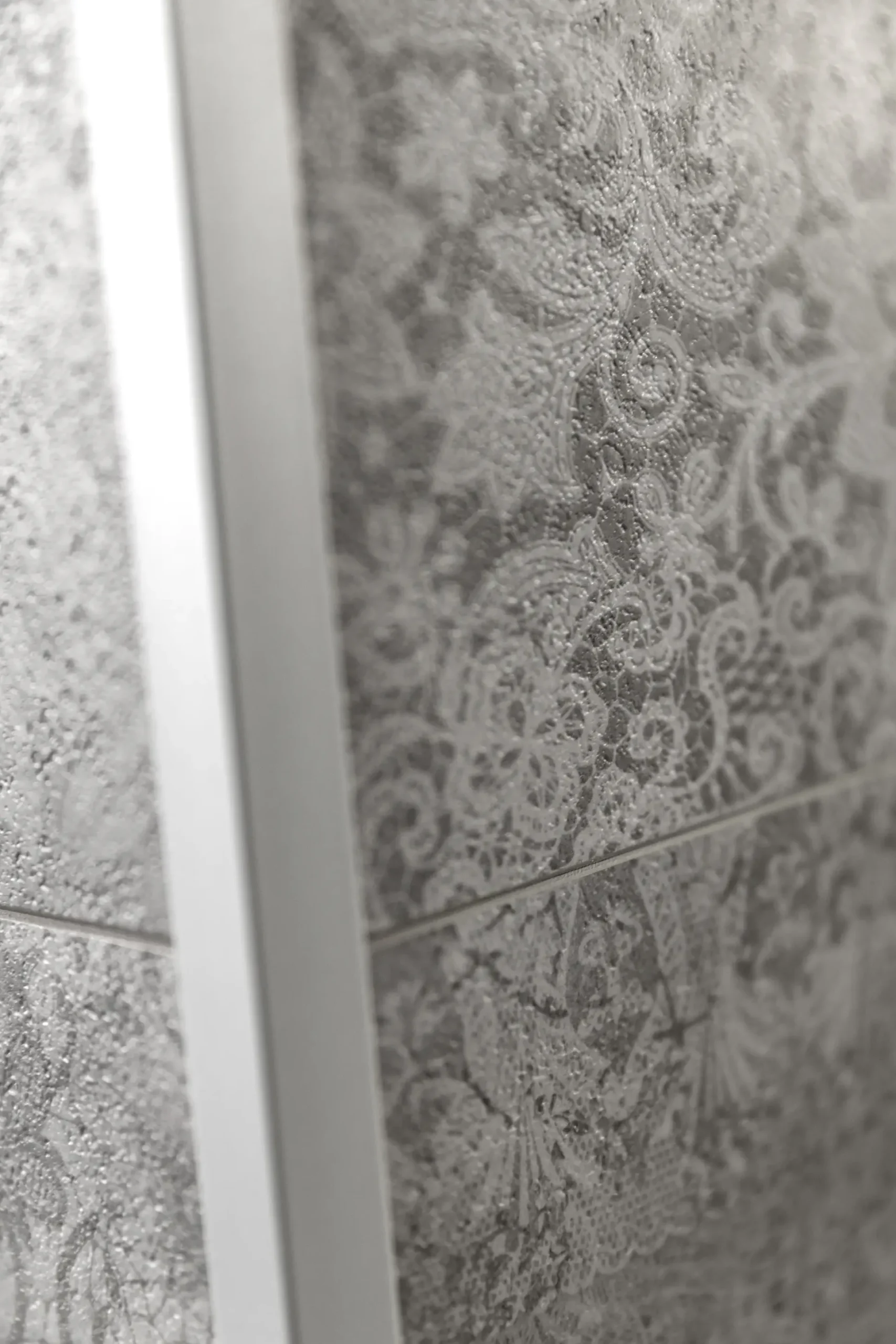 Grosfillex Kunststoffpaneel GX Wall+ Grey Cement Flower 90 x 45 cm 5 mm