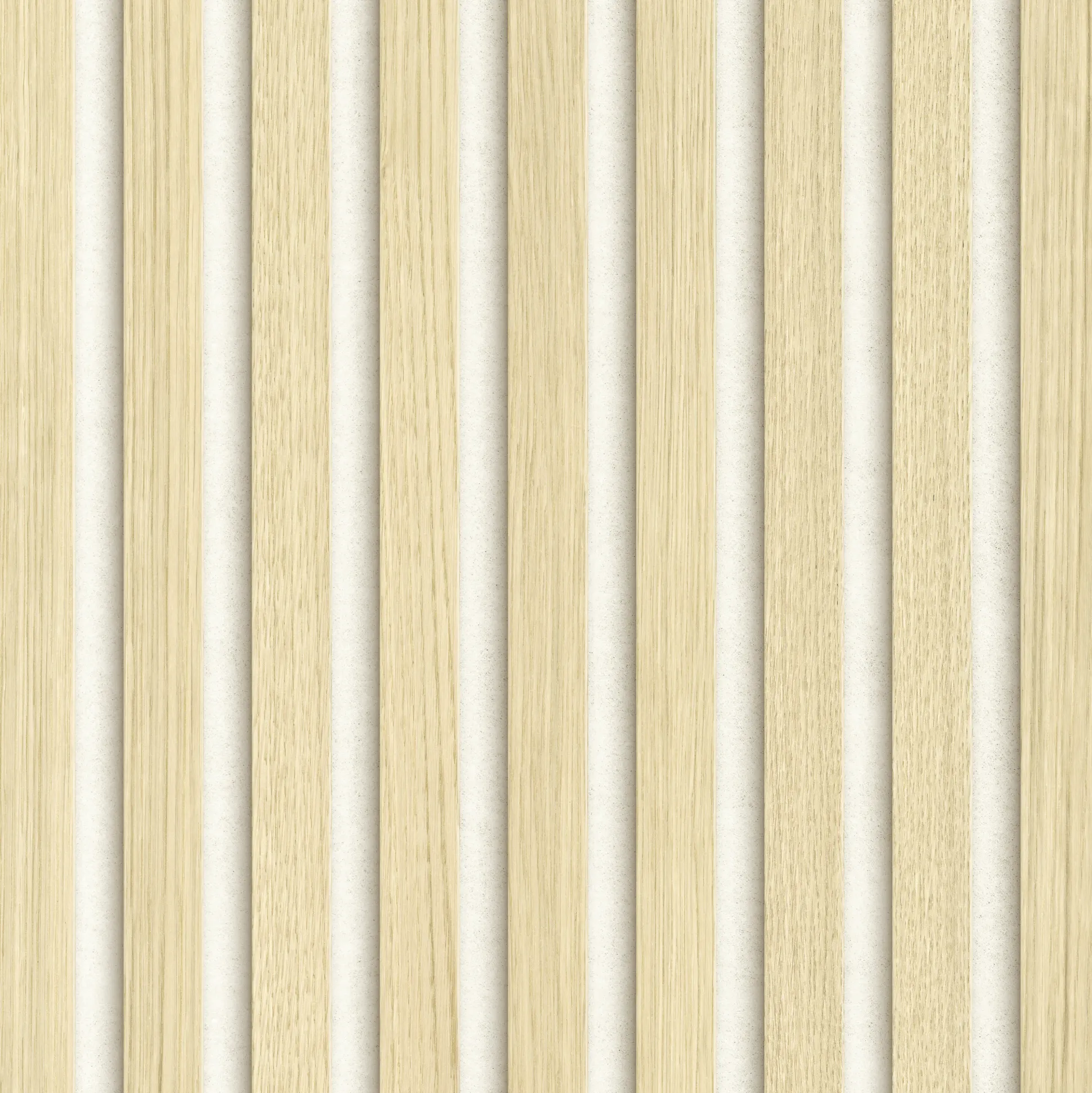 Grosfillex Wandpaneel Kunststoff LINIO 260 x 37,5 cm 8 mm Bright Ash 3 Stück