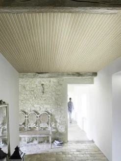 Grosfillex Wandpaneel Kunststoff LINIO 260 x 37,5 cm 8 mm Bright Ash 3 Stück