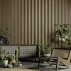 Grosfillex Wandpaneel Kunststoff LINIO 260 x 37,5 cm 8 mm Light Oak 3 Stück