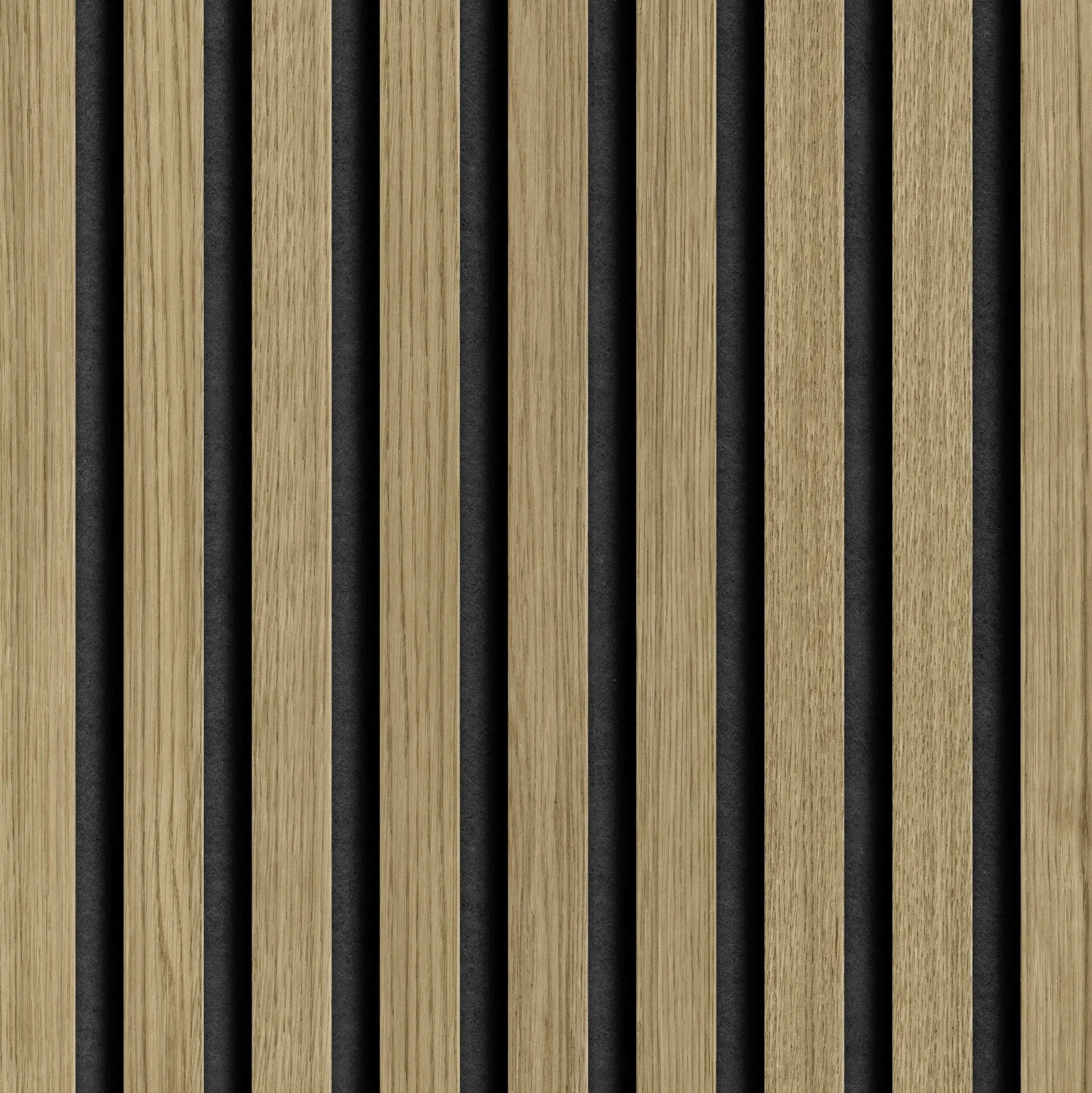 Grosfillex Wandpaneel Kunststoff LINIO 260 x 37,5 cm 8 mm Light Oak 3 Stück