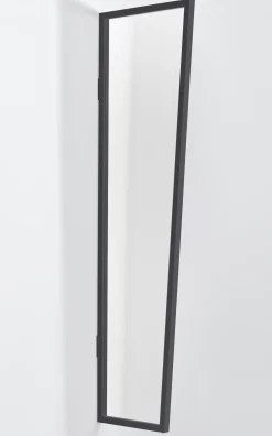 Gutta Acryl-Seitenblende B1 Anthrazit, Acrylglas klar