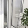 Gutta Seitenblende B2 Edelstahloptik, Polycarbonat klar