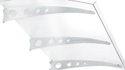 Gutta Vordach Pico-Top Aluminium, Polycarbonat klar
