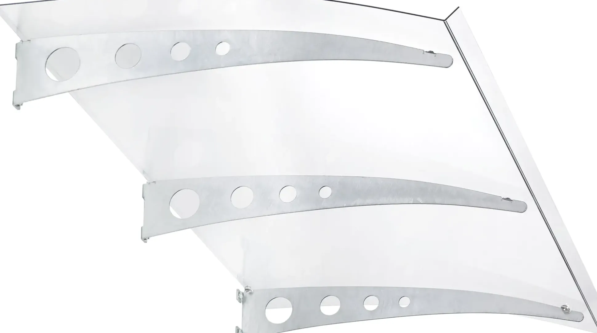 Gutta Vordach Pico-Top Aluminium, Polycarbonat klar