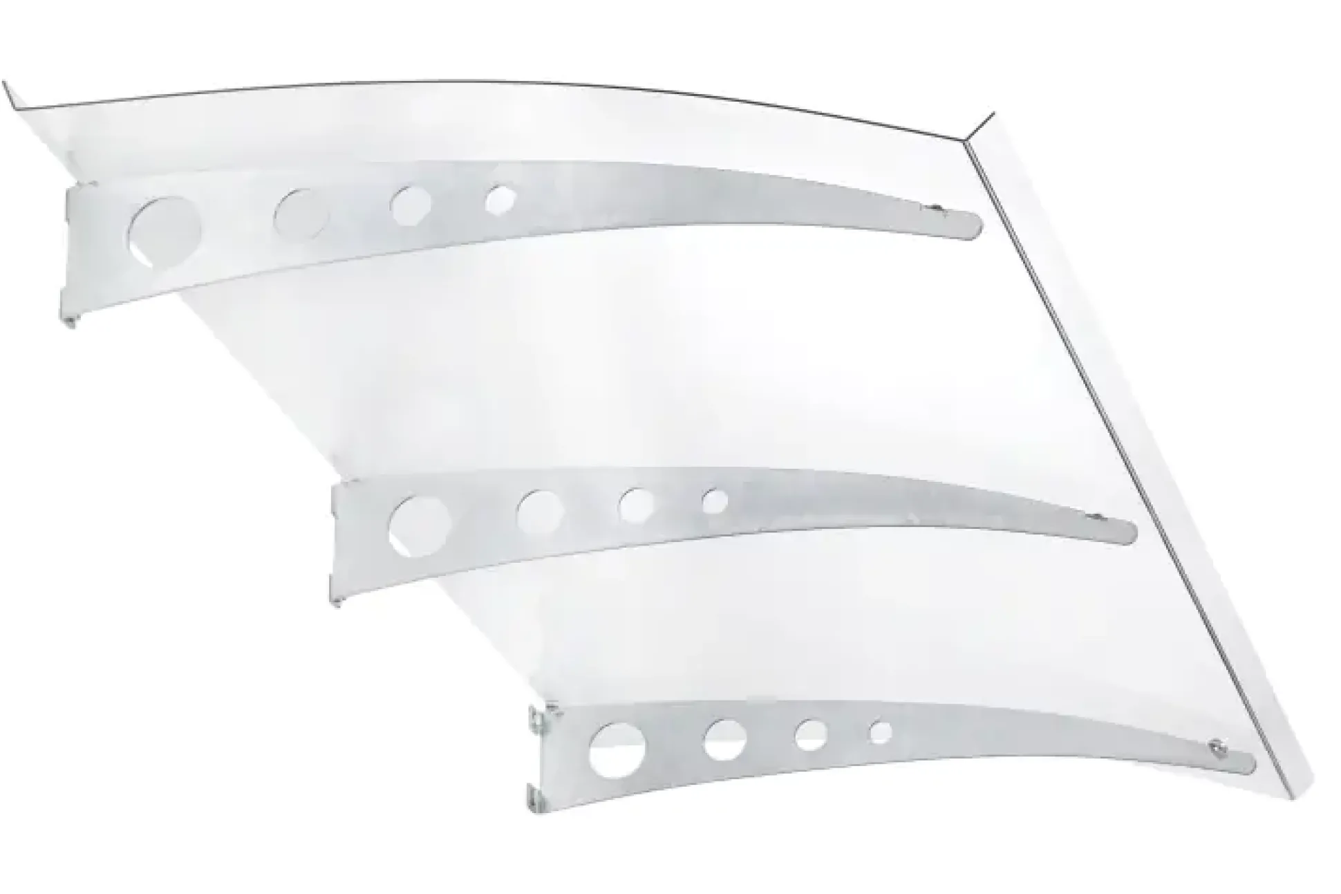 Gutta Vordach Pico-Top Aluminium, Polycarbonat klar