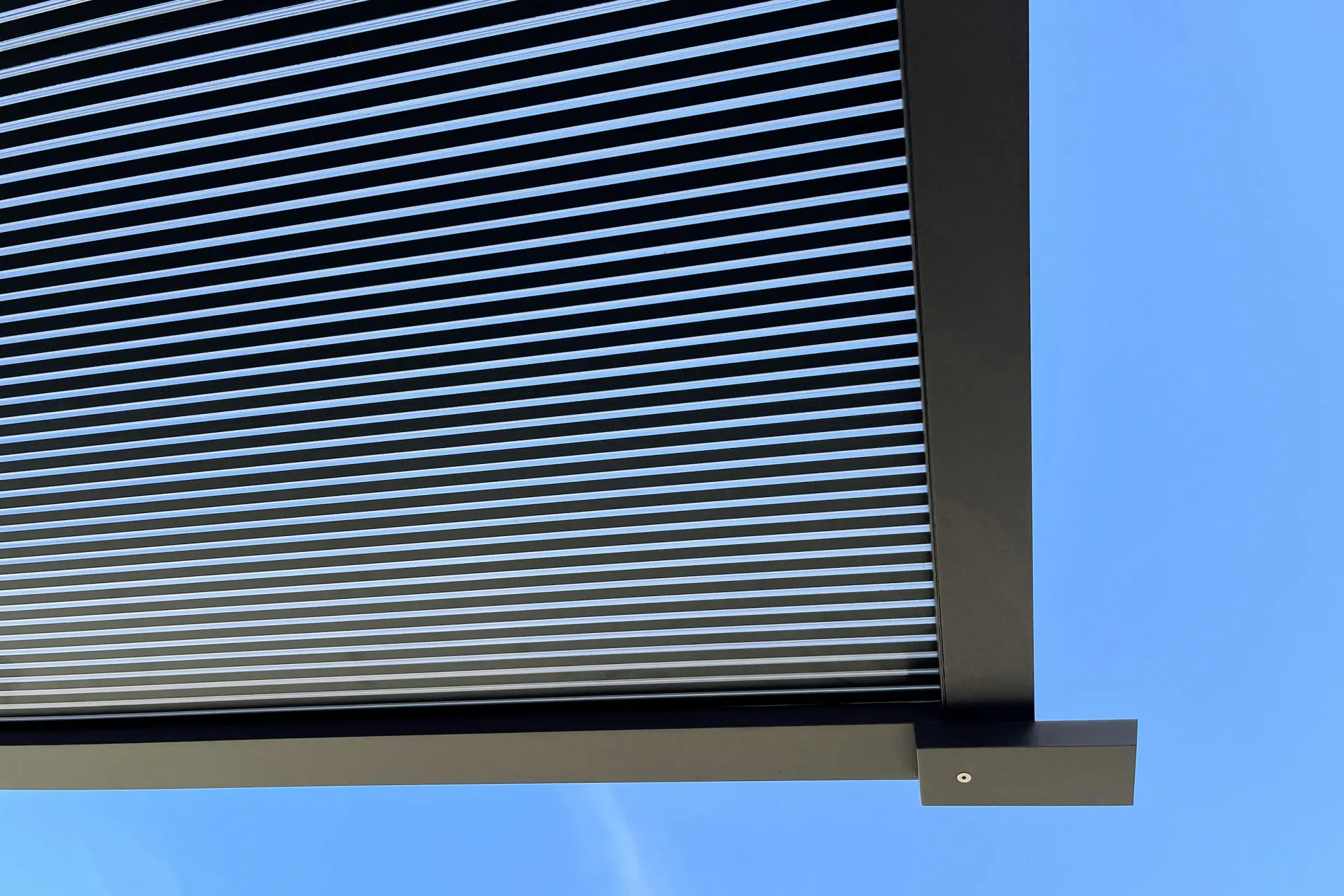 Gutta Vordach Rechteckvordach 160 x 90 x 12,5 cm anthrazit BS 3D-LINE