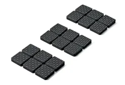 Hettich Antirutschpad 20 x 20 mm schwarz - 18 Stück