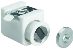 Hettich Aufschieb-Magnetschnäpper Kunststoff, weiß, 1 Stück