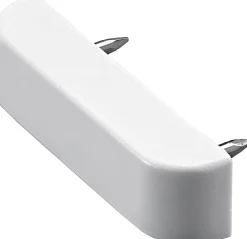 Hettich Bodenträger mit Nagelstiften weiß Kunststoff/Stahl, 12 Stück