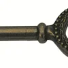 Hettich Buntbart-Schlüssel brüniert 75 x 4 mm Stahl, brüniert, 1 Stück