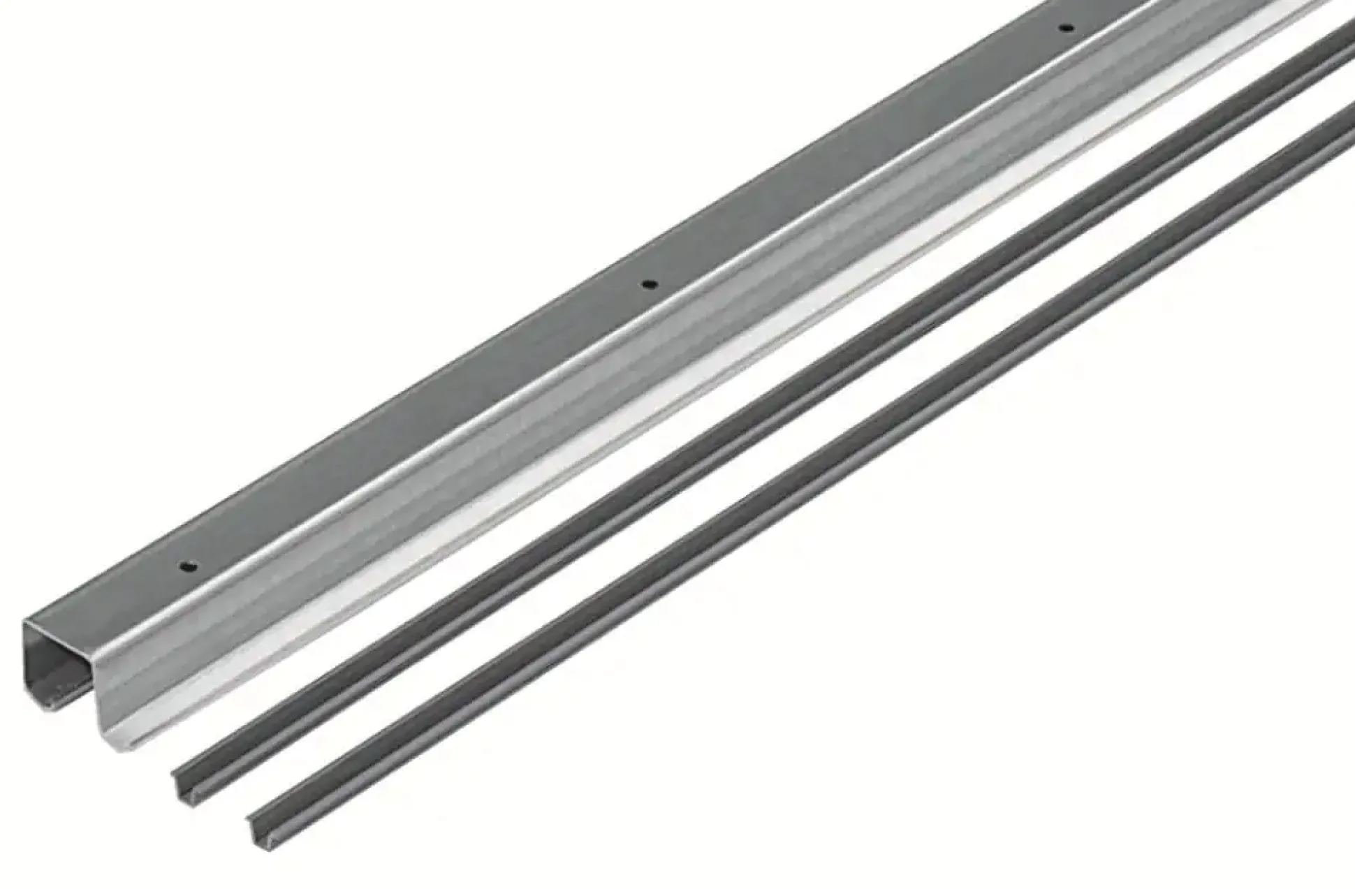 Hettich Doppellauf- und Führungsprofil 2000 mm Kunststoff/Stahl, 1 Stück
