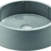 Hettich Fußkappe Ø60 mm silber Kunststoff, 1 Stück