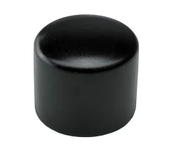 Hettich Fußkappe für Rundrohre Ø25 mm schwarz Kunststoff, 4 Stück