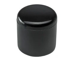 Hettich Fußkappe für Rundrohre Ø18 mm schwarz Kunststoff, 4 Stück