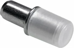 Hettich Glasbodenträger mit Stahlstift, transparent, 20 Stück