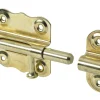 Hettich Grendelriegel 50 x 45 mm vermessingt Stahl, 1 Stück
