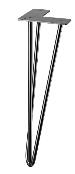 Hettich Hairpin 40 x 12 x 12 cm Stahl schwarz matt - 1 Stück