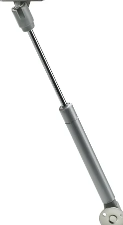 Hettich Klappenstütze mit Gasdruck 260 mm silbergrau grau