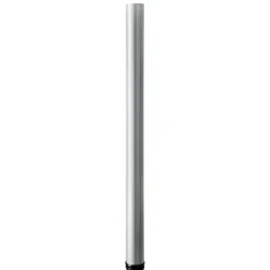 Hettich Möbelfuß 6,0 x 84 - 87 cm Aluminium-Optik - 1 Stück