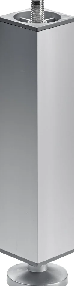 Hettich Möbelfuß Ancona für schwere Tischplatten Aluminium Ø 60 x 100 mm