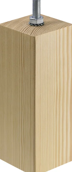 Hettich Möbelfuß Brema Buche Ø 50 x 50 x 150 mm