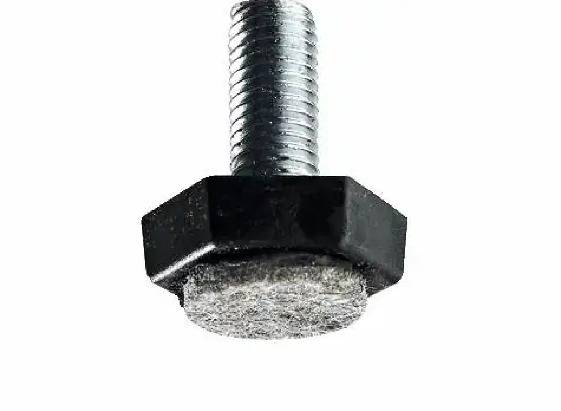 Hettich Möbelfuß mit Filz M10 x 30 mm Stahl/Kunststoff/Filz, 2 Stück