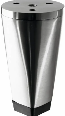 Hettich Möbelfuß Neiva Edelstahl-Optik Ø 50 x 100 mm