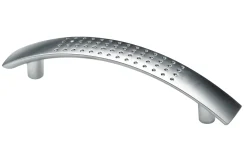 Hettich Möbelgriff Aluminium Optik 16 x 124 x 24 mm - 1 Stück