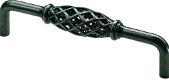 Hettich Möbelgriff brüniert silber 20 x 136 x 35 mm - 1 Stück