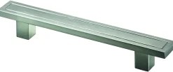 Hettich Möbelgriff Edelstahl Optik 18 x 134,5 x 21 mm - 1 Stück