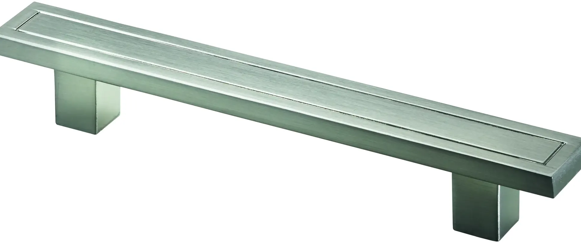 Hettich Möbelgriff Edelstahl Optik 18 x 134,5 x 21 mm - 1 Stück