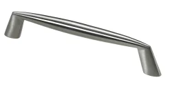 Hettich Möbelgriff Edelstahl Optik 11 x 148 x 28 mm - 1 Stück