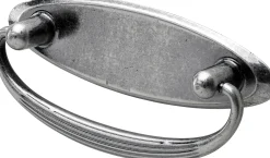 Hettich Möbelgriff Edelstahl Optik 30 x 94 x 14 mm - 1 Stück